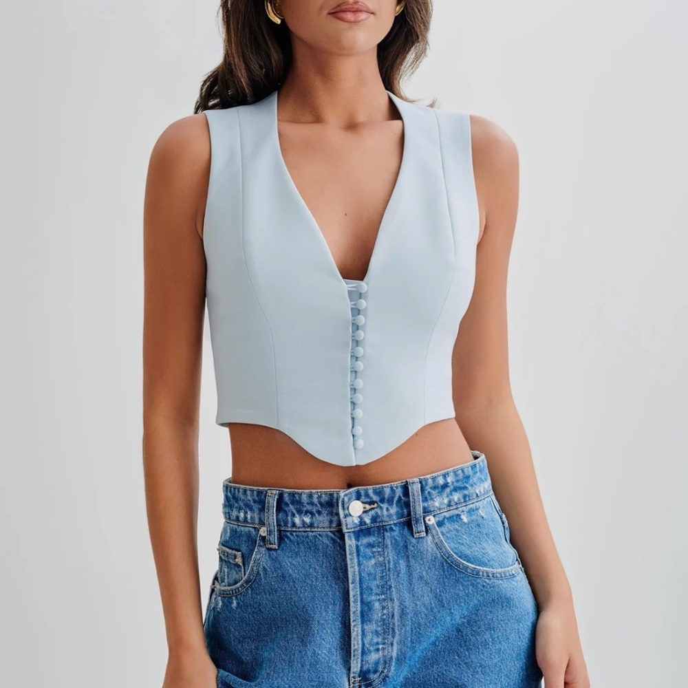 Meshki Keely Cotton Sleeveless Top